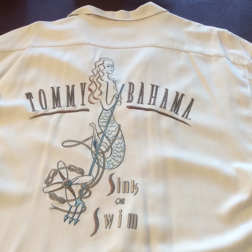 TOMMY BAHAMA Mens XL BUTTON DWN CLASSIC VERY RARE!